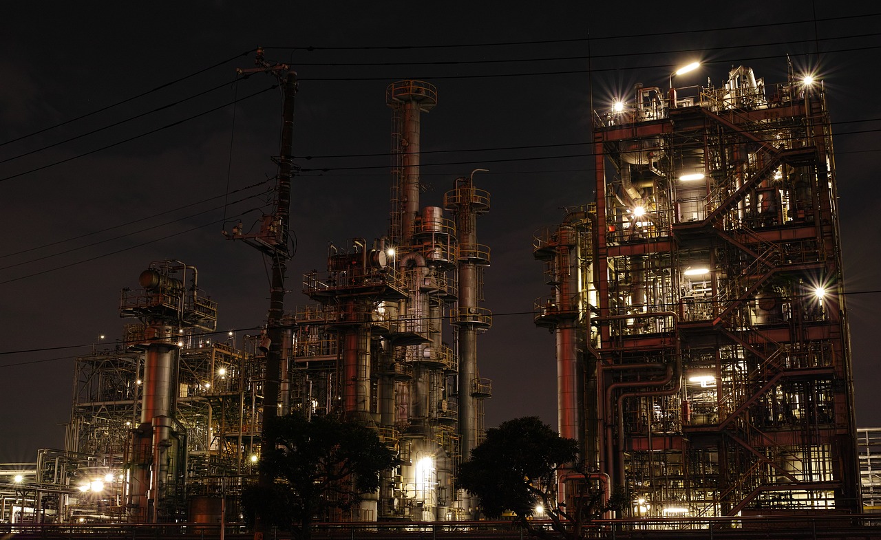 plant, night view, industrial-1769429.jpg